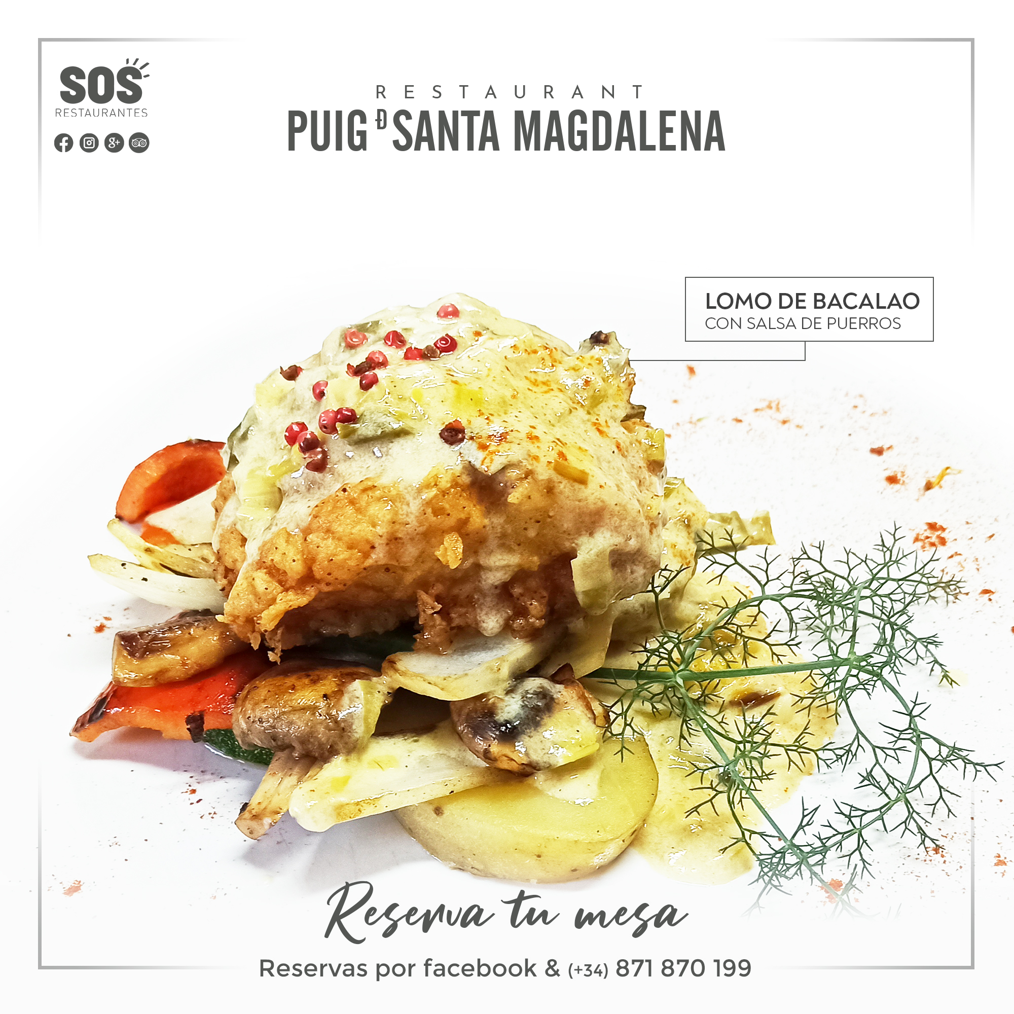 Restaurant Puig de Santa Magdalena  Carta